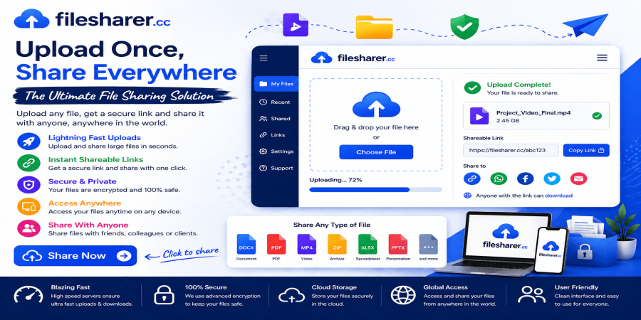 Upload Once, Share Everywhere – The Ultimate File Sharing Solution