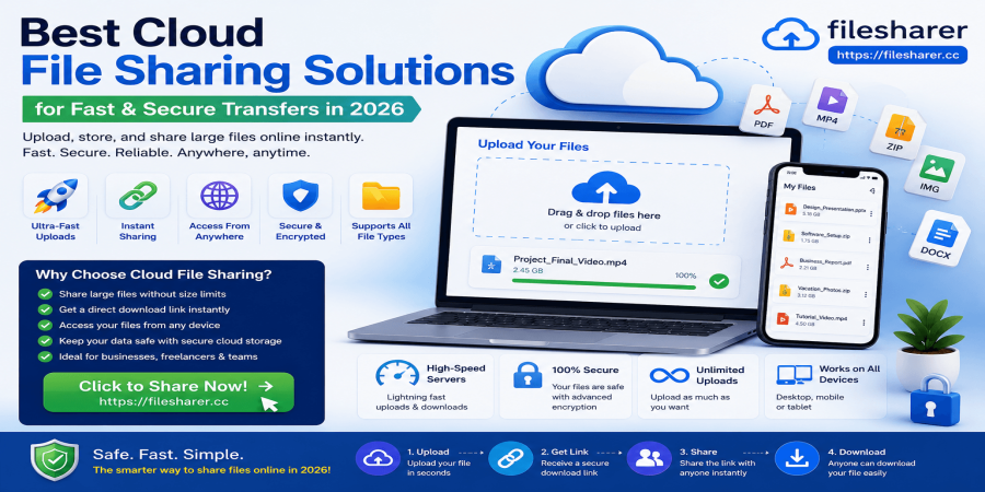 Best Cloud File Sharing Solutions for Fast & Secure Transfers in 2026