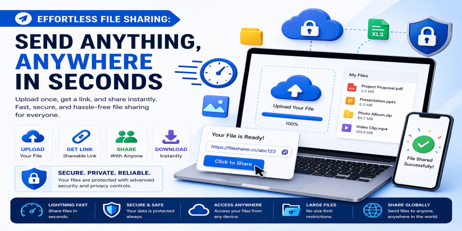 🔗 Effortless File Sharing: Send Anything, Anywhere in Seconds