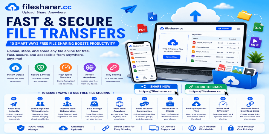 Fast & Secure File Transfers: 10 Smart Ways Free File Sharing Boosts Productivity