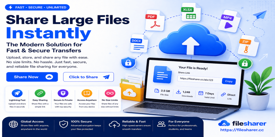 Share Large Files Instantly: The Modern Solution for Fast & Secure Transfers
