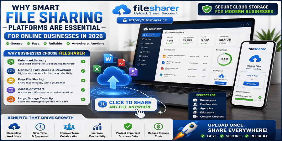 Why Smart File Sharing Platforms Are Essential for Online Businesses in 2026