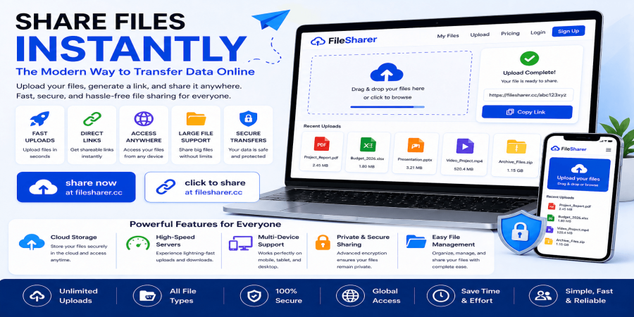Share Files Instantly – The Modern Way to Transfer Data Online