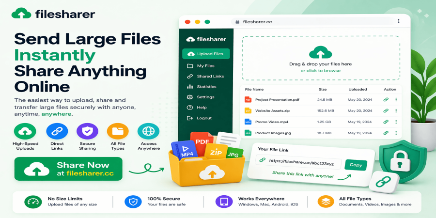 Send Large Files Instantly: The Easiest Way to Share Anything Online