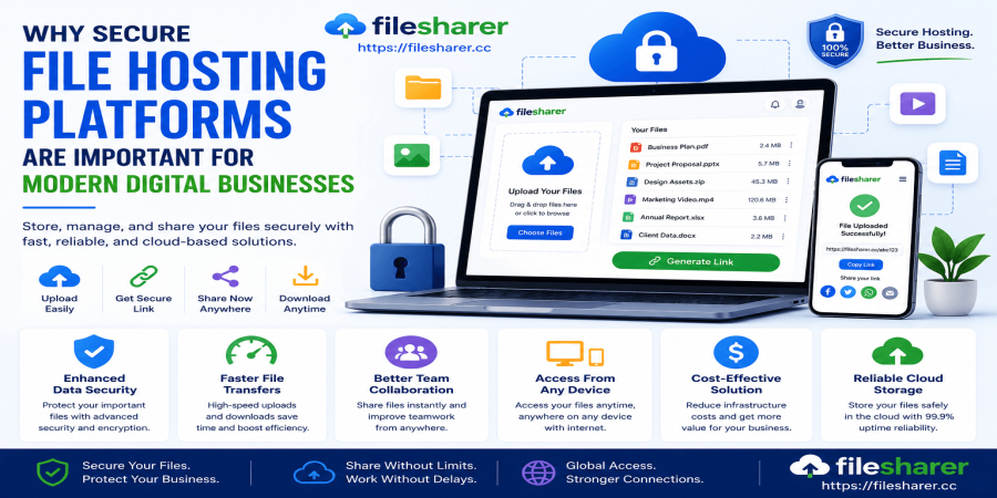 Why Secure File Hosting Platforms Are Important for Modern Digital Businesses