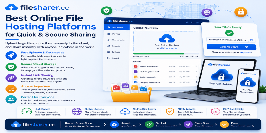Best Online File Hosting Platforms for Quick and Secure Sharing