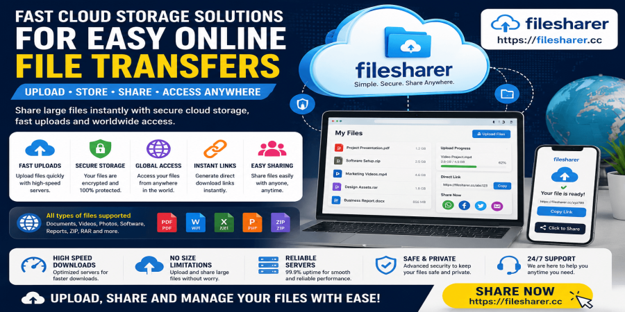 Fast Cloud Storage Solutions for Easy Online File Transfers