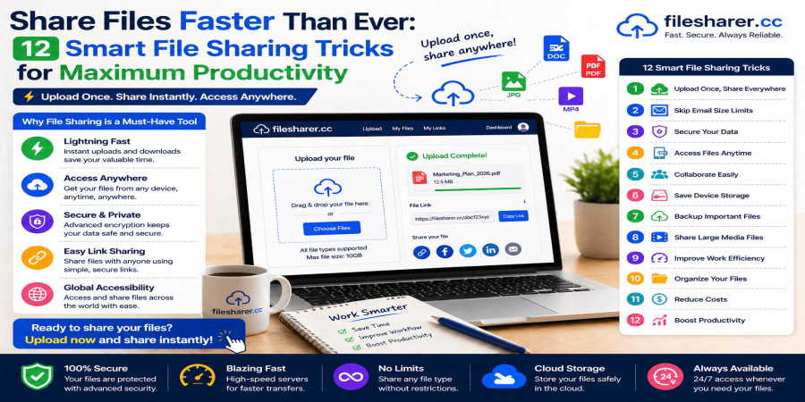Share Files Faster Than Ever: 12 Smart File Sharing Tricks for Maximum Productivity